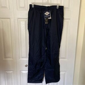 Charles River Apparel Navy Men's Rain Joggers